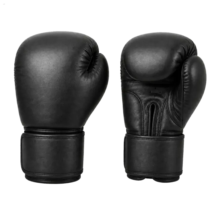 Illustration neutre d’une paire de gants de boxe noirs